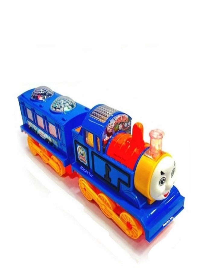 Manos Kids Educational Toy Train Set with Music, Lights and Wooden Puzzle Train Combo Pack for Toddlers and Preschoolers - Image 3